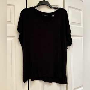 ⭐️EUC - T Tahari Woman - Black Short sleeve Blouse - Size 1X